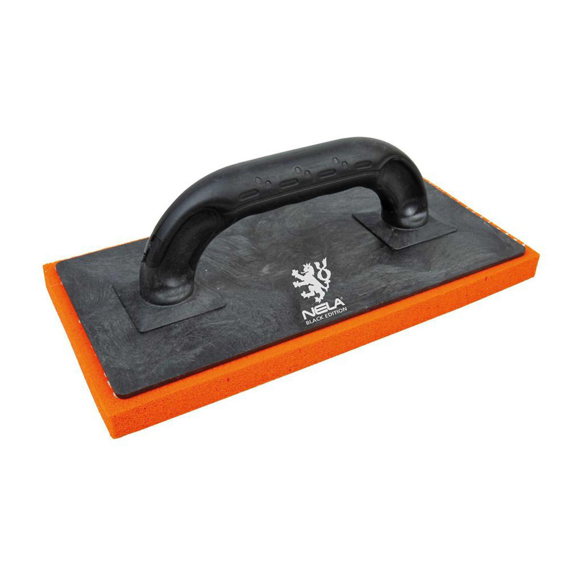 NELA Rubber Sponge Float — 5in. x 11in. x 3/4in., Fine, Red-Orange, Model# NELBLKRSFF